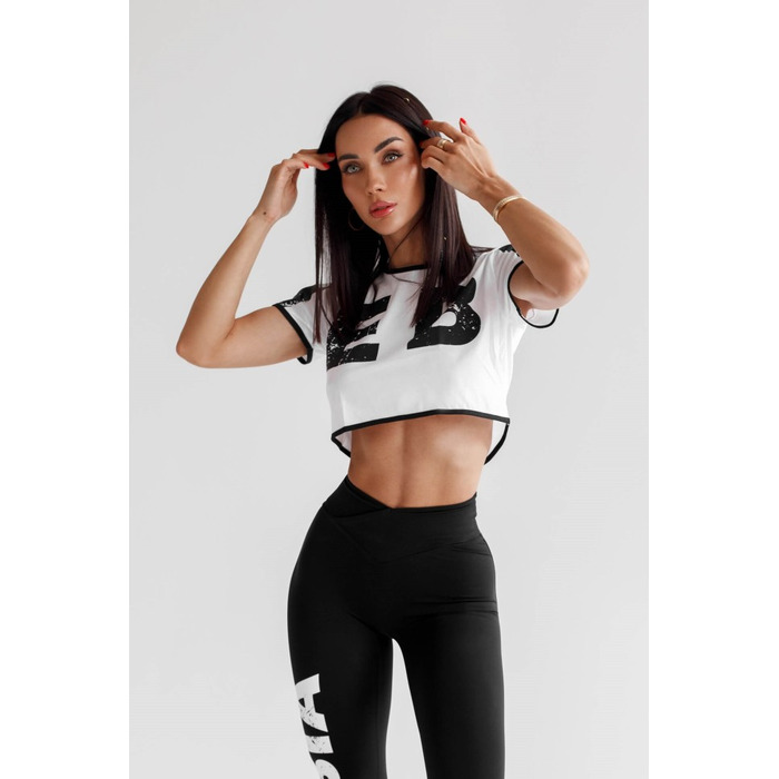 Топ Nebbia Oversized crop top GAME ON White 610