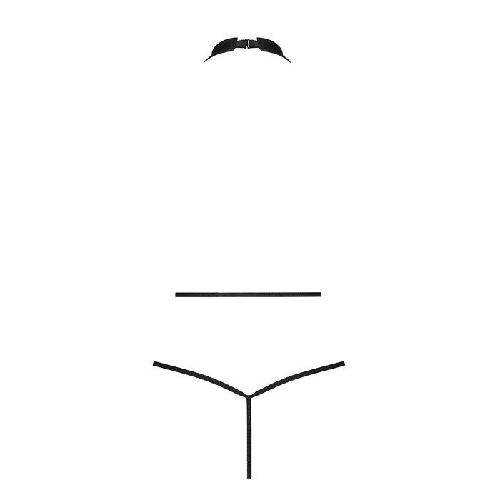 Боди с высоким воротником Passion JANNIES, черный, S/M