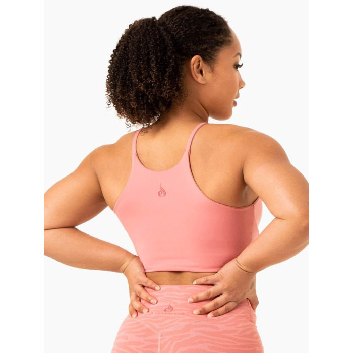 Топ Transform Reversible Sports Crop - Pink Zebra