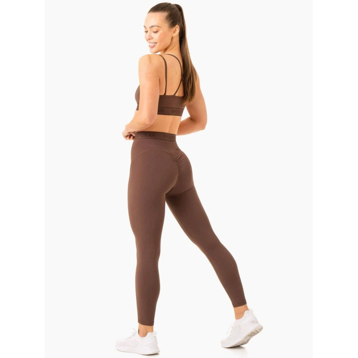 Легінси Level Up High Waisted Scrunch Leggings - Chocolate