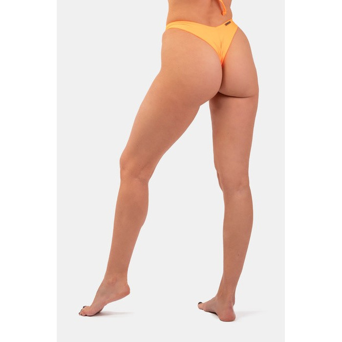 КУПАЛЬНІ ТРУСИКИ HIGH CUT V-SHAPE BIKINI BOTTOM ORANGE NEON 455