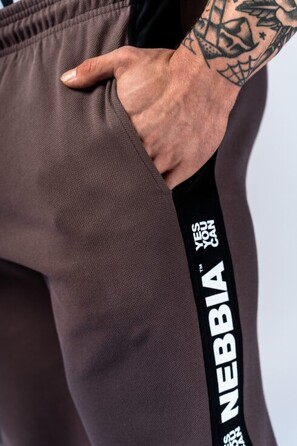 Штани для тренувань Nebbia Training Sweatpants HERO Brown 296