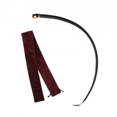 Мягкий кожанный хлыст с бутоном розы на рукоятке Soft Whip UPKO