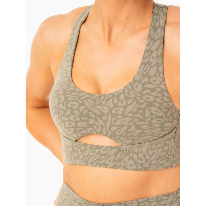 Топ Rotation Sports Bra - Khaki Leopard