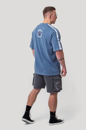 Футболка Nebbia Washed Oversized T-Shirt GOLDEN AGE Blue 790