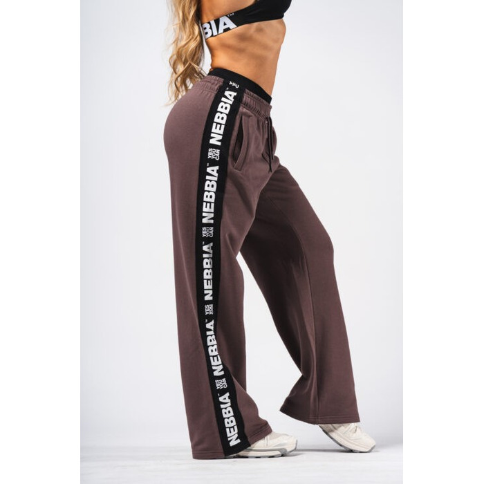 Штани Nebbia Straight Leg Sweatpants URBAN Dark Brown 490