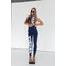 Леггинсы Nebbia High waisted gym leggings GLUTE CHECK Dark Blue 613 Blue Dark