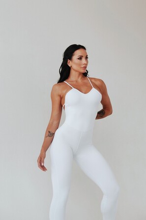 Комбінезон Fitzona WHITE ROMPER WITH CROSSED ON BACK