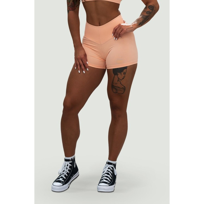 Шорти Nebbia High Waisted Shorts 5″ GYM HERO Salmon 582