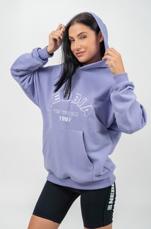 Худі Nebbia Branded Oversized Hoodie Gym Rat Light Purple 256