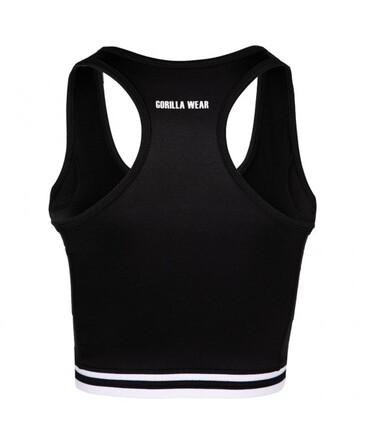 Топ GW Mesa Zip Front Crop Top Black