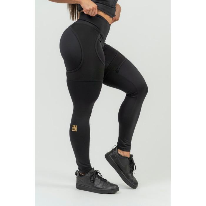 Легінси Nebbia Women's High Waist Leggings INTENSE Mesh Gold 838