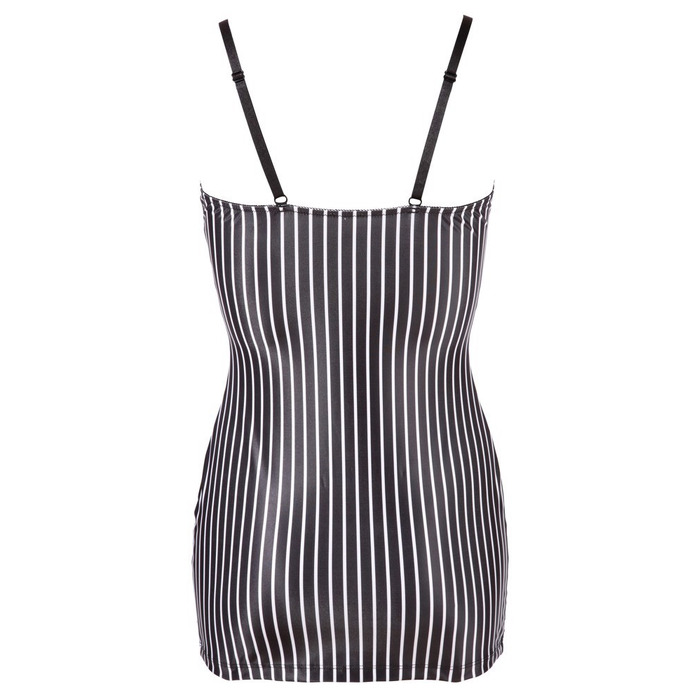 Костюм секретарки у смужку Cottelli Collection з 2 предметів, чорно-білий, S