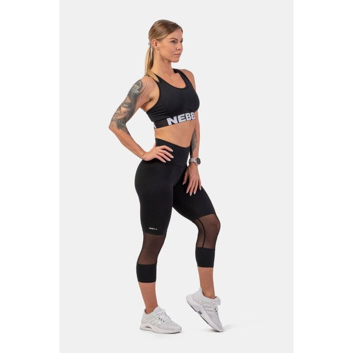Легінси High-Waist ¾ Length Sporty Leggings 406 Black