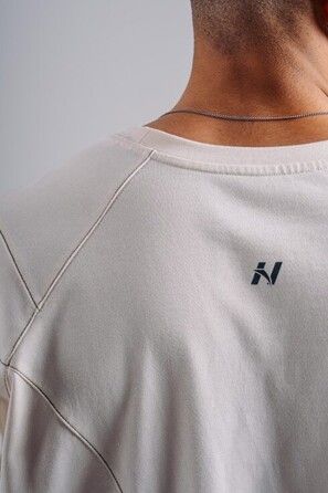 Футболка Nebbia Oversized Pump Cover T-Shirt PRIMAL Cream 871