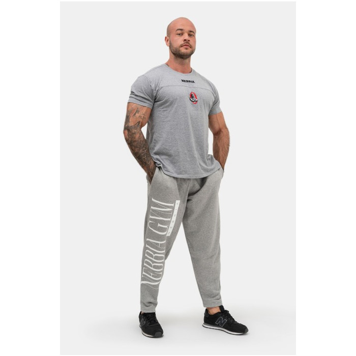 Спортивні штани Nebbia Beast Mode On iconic sweatpants Grey 186