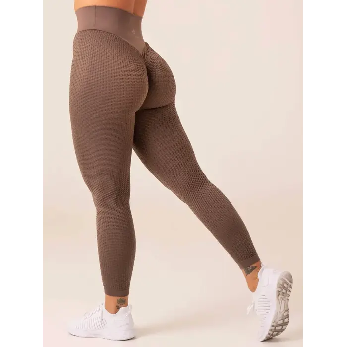 Леггинсы Ryderwear Honeycomb Scrunch Seamless Leggings - Taupe