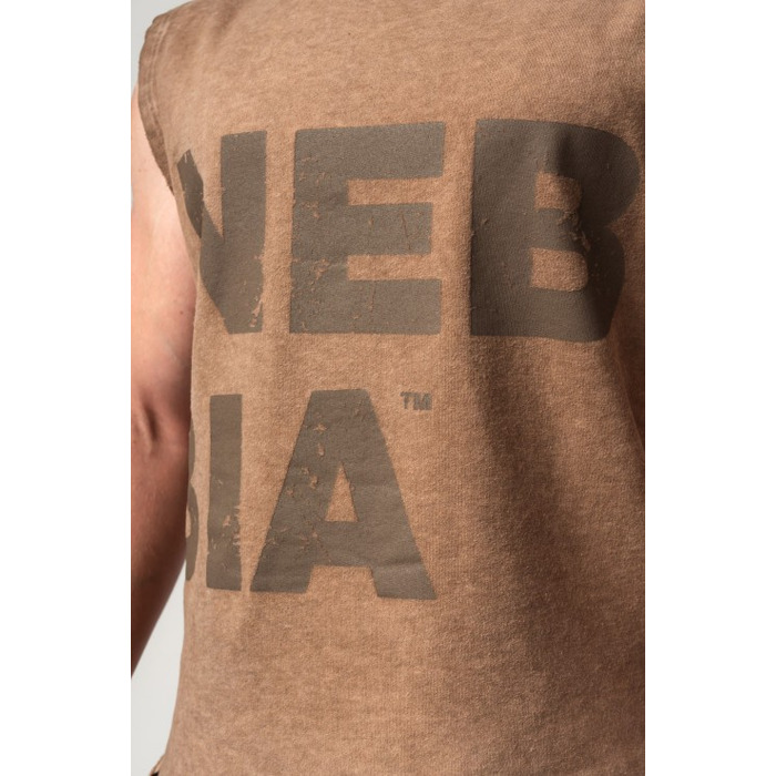 Безрукавка Nebbia Washed-off Tank Top BEASTIN' Light Brown 361