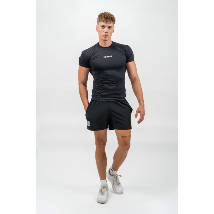 Футболка Nebbia Workout Compression T-shirt Endurance Black 339