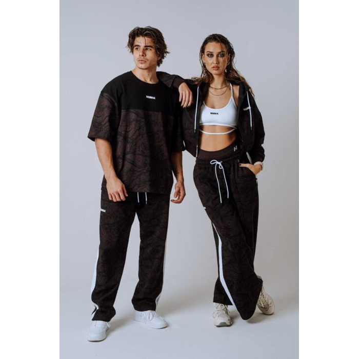 Штани Nebbia Relaxed Sweatpants POWER Dark Brown Camo 904