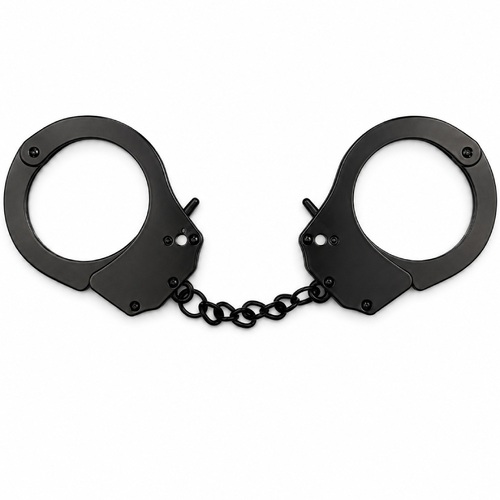 Металеві наручники DS Fetish на ланцюжку для БДСМ та рольових ігор