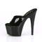 Шльопанці Pleaser Adore-701N на підборах 7 дюймів, шльопанці 2 3/4 дюйма PF, чорні