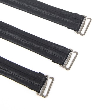 Платье из искусственной кожи и ремешками на руки и шею Star Night с трусиками, черный, М