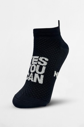 Шкарпетки NEBBIA 'HI-TECH' Ankle Socks YES YOU CAN Black 122