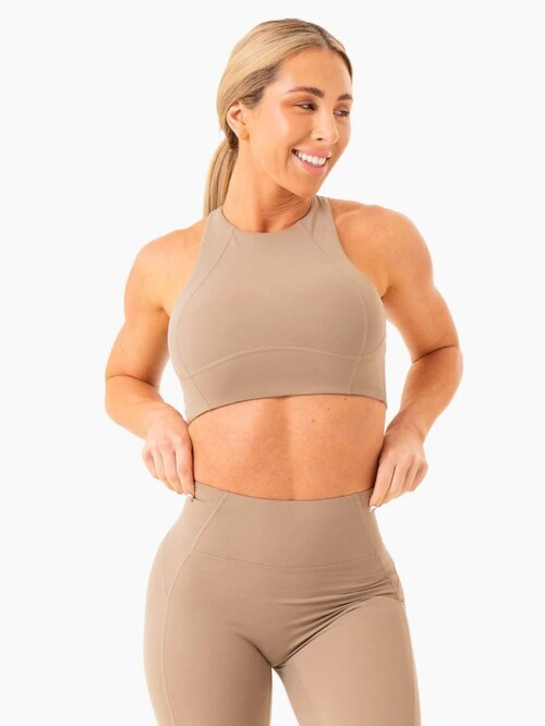 Топ NKD Frame Long Line Sports Bra - Latte