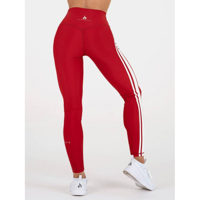 Леггинсы Ryderwear Stride Waisted Red