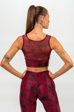 Топ Medium-Support Mesh Sports Bra IMPACT Red 478