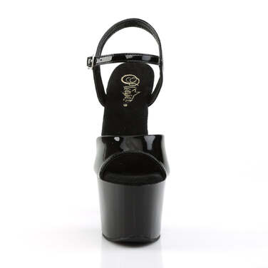 Босоніжки Sky-309 на підборах 7 дюймів, босоніжки 2 3/4 дюйма PF, чорні