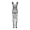 Kомбинезон Obsessive Bodystocking F234 S/M/L