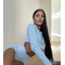 Кофта спортивна Ryderwear Staples Cropped Sweater світло-блакитна для танців