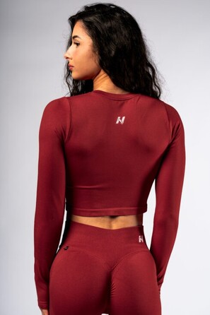 Топ Nebbia Seamless Long-Sleeve Top POWER Red 892