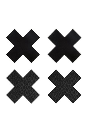 Набор пестисов в виде крестиков Peekaboo Classic черные