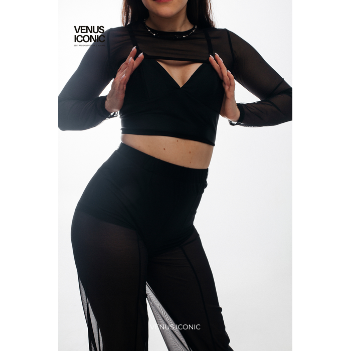 Топ для танців Venus Iconic Luna без застібок, біфлекс, регульовані бретелі