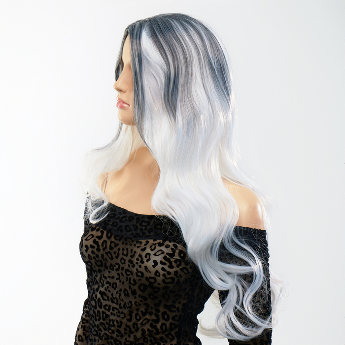 Перука довга хвиляста Fetish Hair балаяж блонд, 65 см