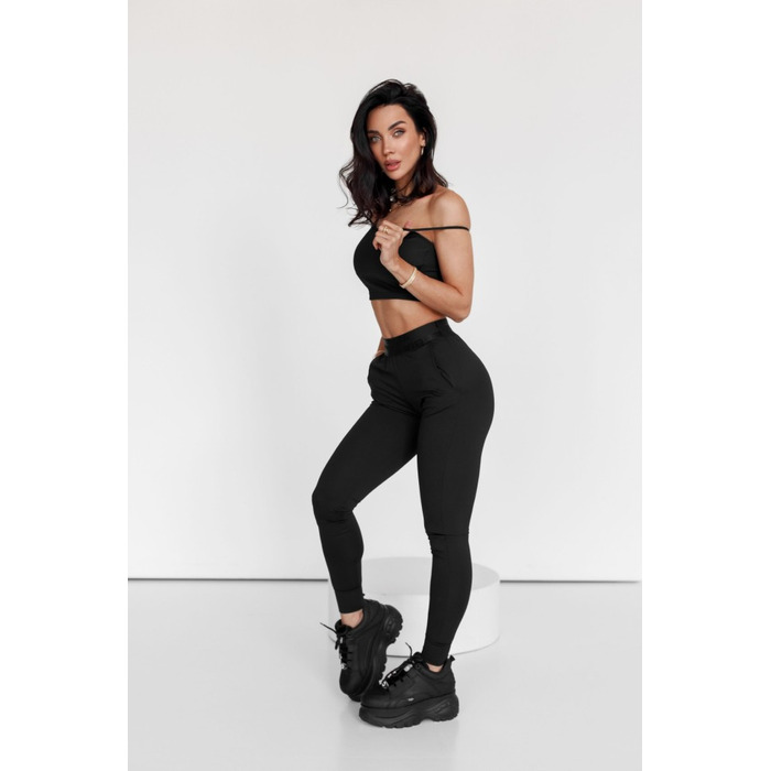 Штани Slim Fit Leggings Pants GYM SPIRIT Black 466