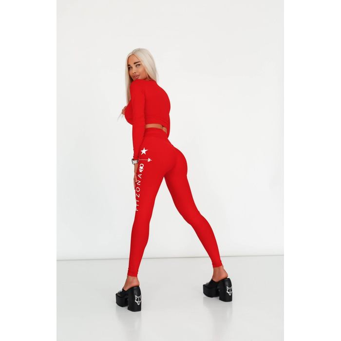 Легінси Fitzona Legging Fitness Red CALFTZ004R