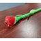 Стек троянда Kid Grain Leather Rose Crop With Calf Leather Rose шкіра