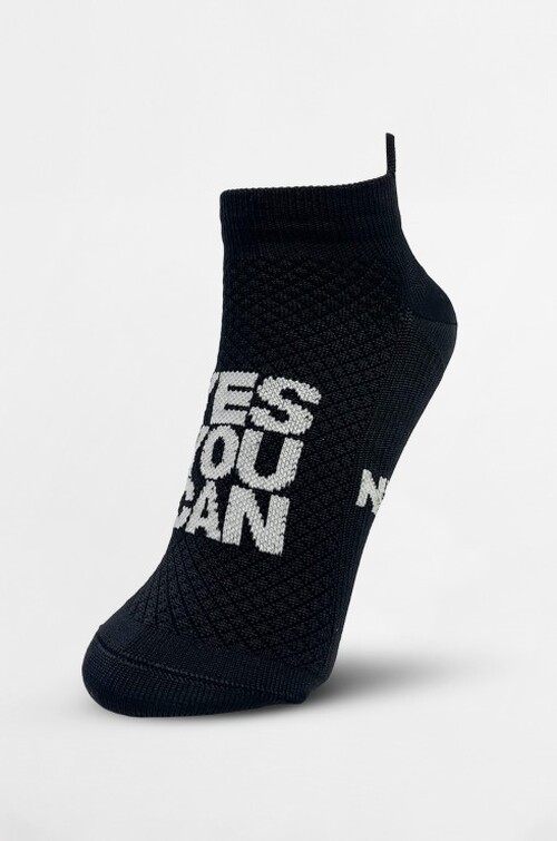 Носки NEBBIA 'HI-TECH' Ankle Socks YES YOU CAN Black 122