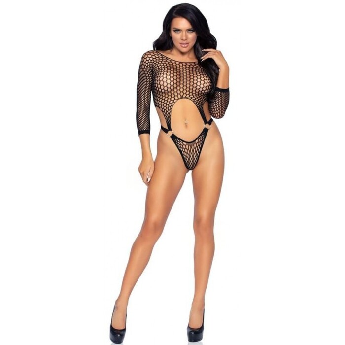 Боди со стрингами Leg Avenue , черный O\S
