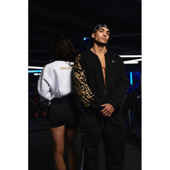 Бомбер Nebbia Gold Heritage Bomber – Black 717