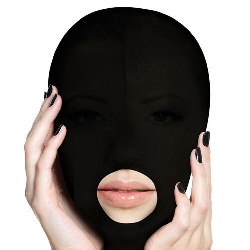 Маска с прорезью для рта черная Ouch Subversion Mask Dark-Black