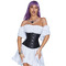Корсет Star Night Corset з гачками та шнурівкою, чорний, S (без коробки)