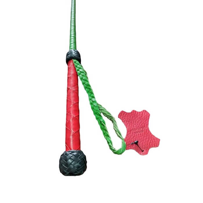 Стек троянда Kid Grain Leather Rose Crop With Calf Leather Rose шкіра