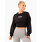 Жіноча кофта Ryderwear Level Up Jumper - Чорна укорочена