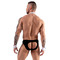 Чоловічий костюм Sven Joy Men's Jock Briefs із трьох предметів, чорно-білий, розмір M