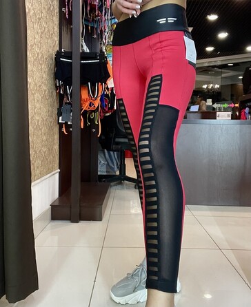 Легінси MyAngel Imitation Black Shorts on Buttocks Red/Black